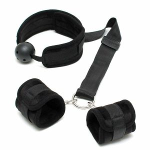 Sex Toys For Couples | Breathable Mouth Gag With Cuffs