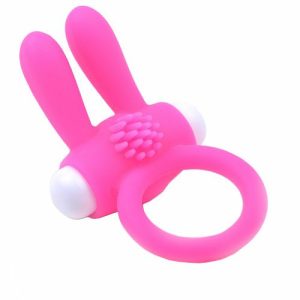 Sex Toys For Couples | Cockring With Rabbit Ears Pink