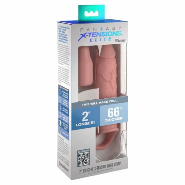 Sex Toys For Couples | XTensions Elite 2 Inch Penis Extender With Strap