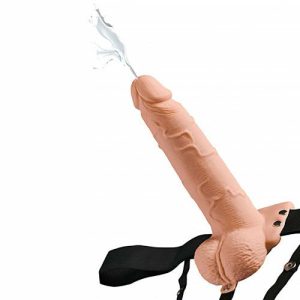 Squirting Dildos | Fetish Fantasy 7.5 Inch Hollow Squirting Strapon