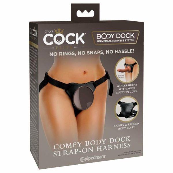 Strap On Dildos & Harnesses | King Cock Comfy Body Dock Strap On Harness