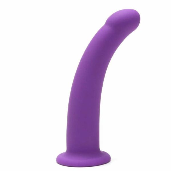 Strap On Dildos & Harnesses | Me You Us 7 Inch Curved Silicone Dildo