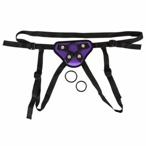 Strap On Dildos & Harnesses | Purple And Black Universal Harness