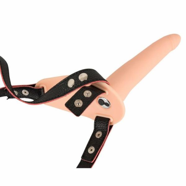 Strap On Dildos & Harnesses | Soft Touch Silicone Rechargeable Vibrating Strap On