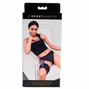 Strap On Dildos & Harnesses | Sportsheets Strap On Dual Penetration Thigh