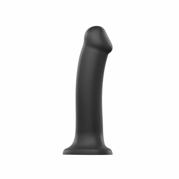 Strap On Dildos & Harnesses | Strap On Me Silicone Dual Density Bendable Dildo Small Black