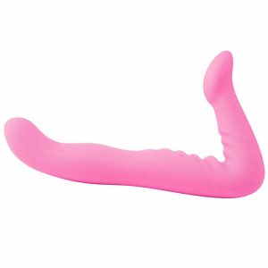 Strapless Strap On Dildos | Fetish Fantasy Elite Strapless Strap On 8 Inch Pink