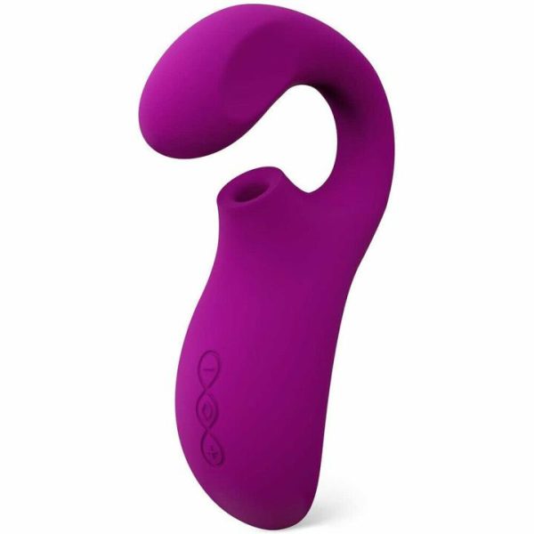 Sucking Vibrators | Lelo Enigma Dual Massager Deep Rose