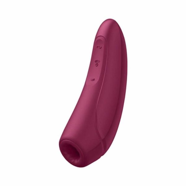 Sucking Vibrators | Satisfyer App Enabled Curvy 1 Plus Rose Red