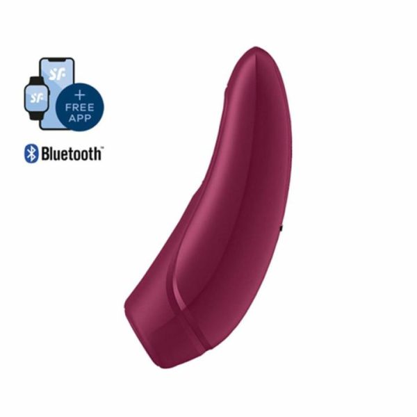 Sucking Vibrators | Satisfyer App Enabled Curvy 1 Plus Rose Red