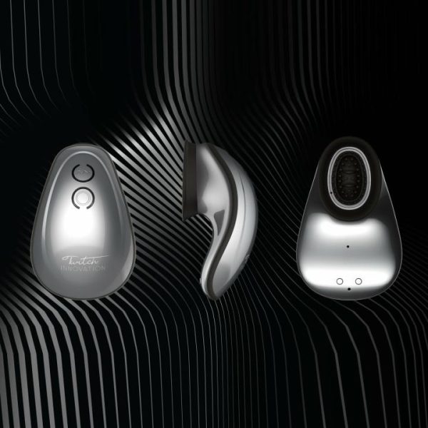 Sucking Vibrators | Twitch Silver Hands Free Suction And Vibration Toy