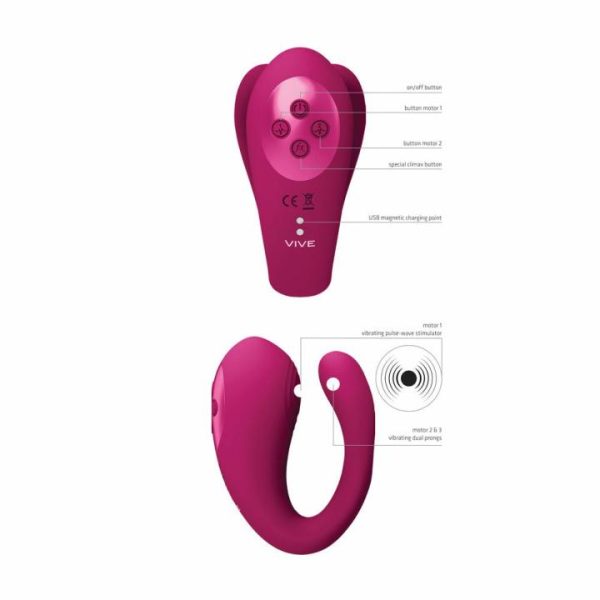 Sucking Vibrators | Vive Yoko Triple Action Vibe with Clit Pulse Waves