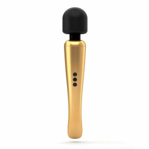 Wand Massagers | Dorcel Rechargeable Mega Wand Gold