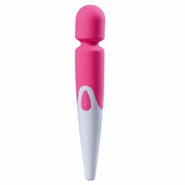 Wand Massagers | iWand 10 Speed Waterproof Rechargeable Wand Pink