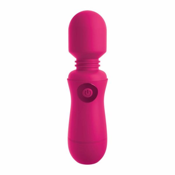 Wand Massagers | OMG Silicone Rechargeable Wand Pink