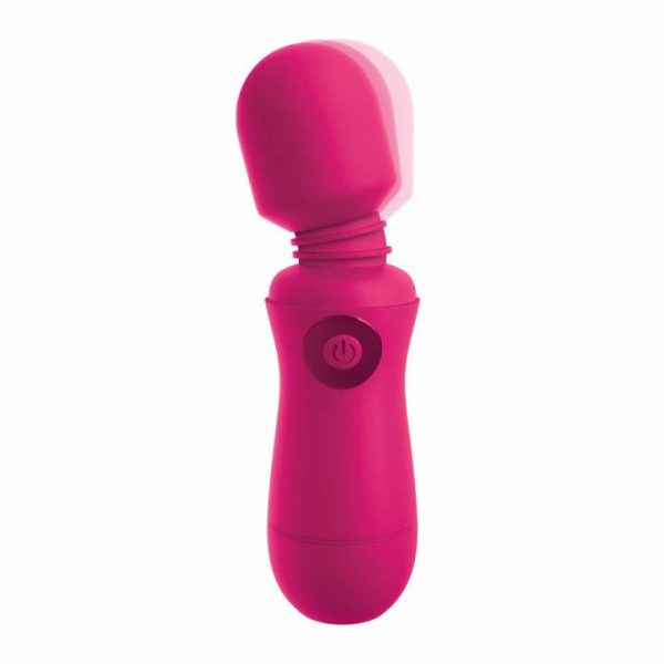 Wand Massagers | OMG Silicone Rechargeable Wand Pink