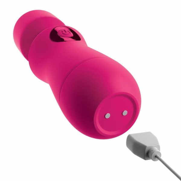 Wand Massagers | OMG Silicone Rechargeable Wand Pink