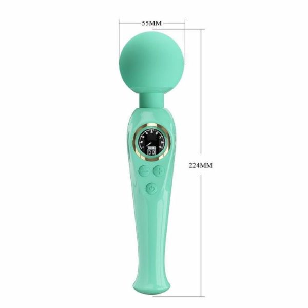 Wand Massagers | Pretty Love Skyler Wand With LED Display