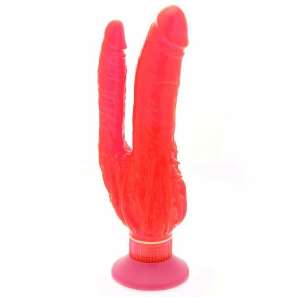 Duo Penetration Toys | 9 Inch Wall Bangers Double Penetrator Waterproof Vibrator