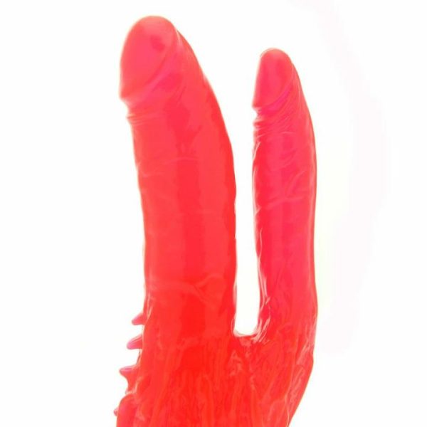 Duo Penetration Toys | 9 Inch Wall Bangers Double Penetrator Waterproof Vibrator