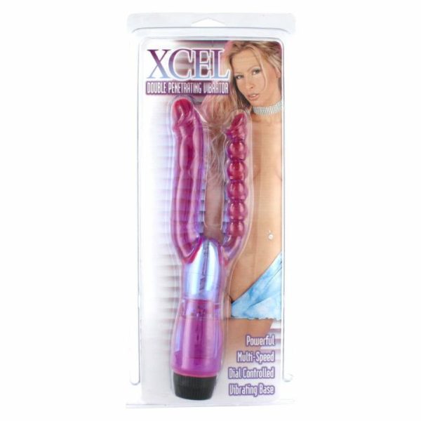 Duo Penetration Toys | XCEL Double Penetrating Vibrator