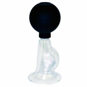 Glass Dildos | Glass Nipple Pump Large