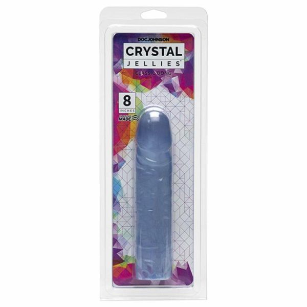 Realistic Dildos | Crystal Jellies 8 Inch Dong Clear