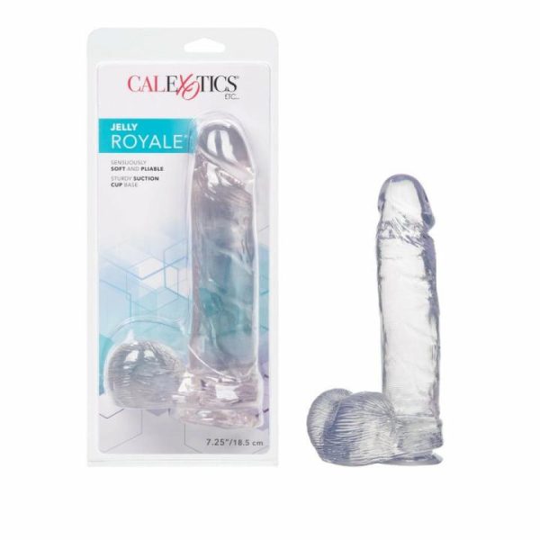 Realistic Dildos | Jelly Royale 7.25 Inch Dong Clear