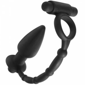 Butt Plugs | Viaticus Dual Cock Ring And Anal Plug Vibrator