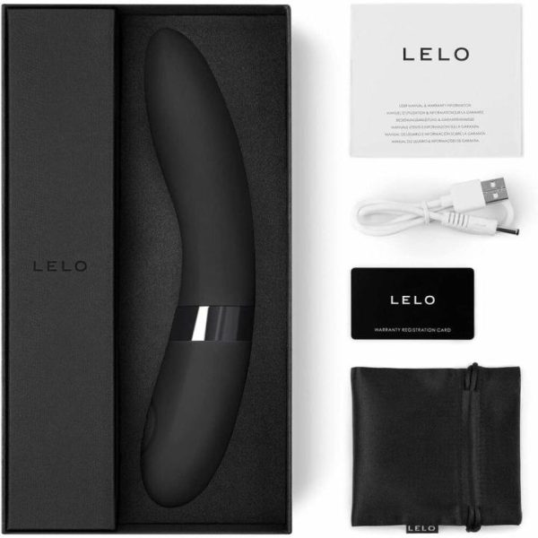 G-Spot Vibrators | Lelo Elise 2 Dual Powered G Spot Vibrator Black