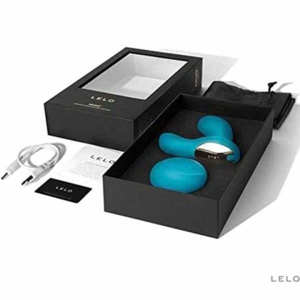 Prostate Massagers | Lelo Hugo Ocean Blue Prostate Massager