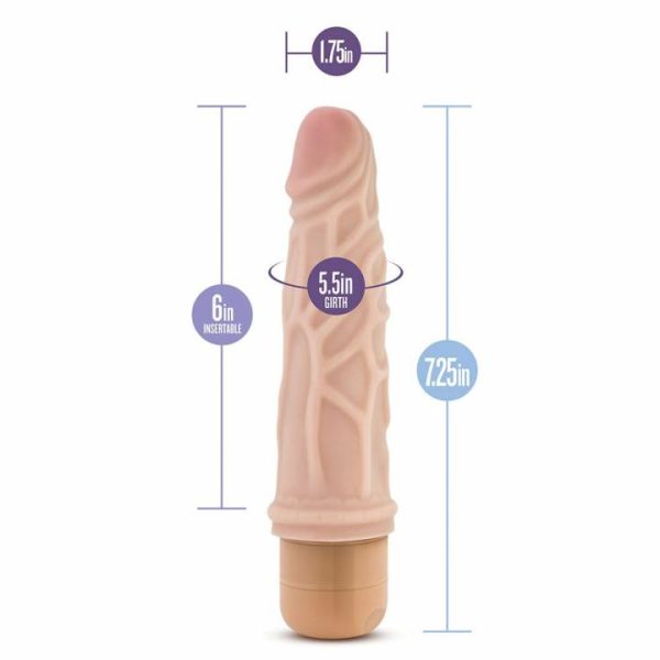 Realistic Vibrators | Dr. Skin Cock Vibe 3 Vibrating Cock 7.25 Inches